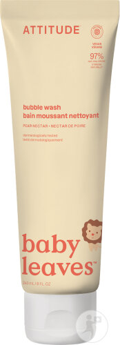 Attitude Baby Leaves Bubble Bath Pear Nectar Tube 240ml