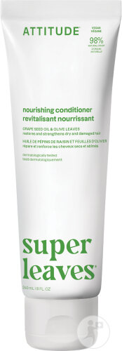 Attitude Super Leaves Nourishing Conditioner Grape Seed Oil/Olive Leaves 240ml