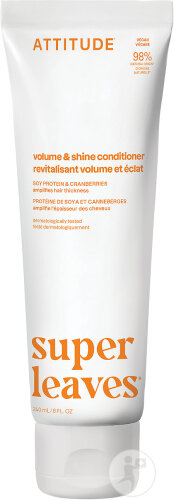 Attitude Super Leaves Volume & Shine Conditioner Soy Protein & Cranberry Tube 240ml