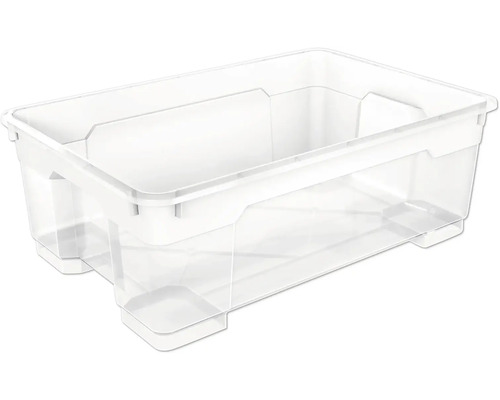 Cargo Point M storage box, transparent, 30 L, Made in Germany