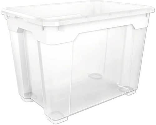 Cargo Point S storage box, transparent, 18 L, Made in Germany