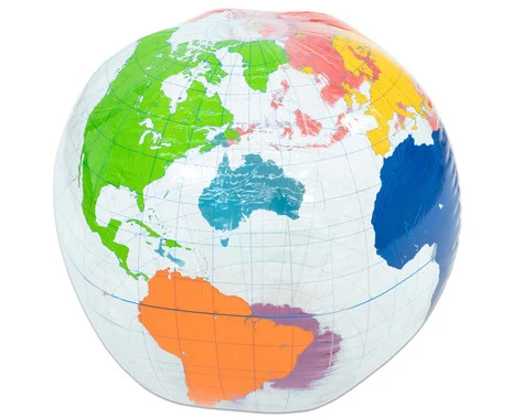 Inflatable globe