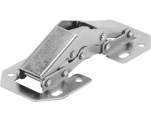 Hettich Screw-on hinge with spring, nickel-plated, 30 pieces
