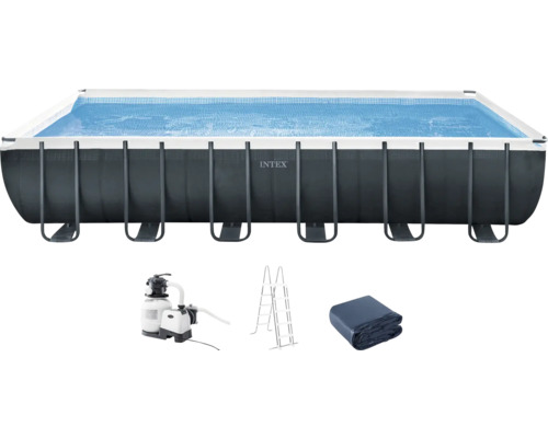 Above-ground pool frame pool set Intex Ultra Quadra