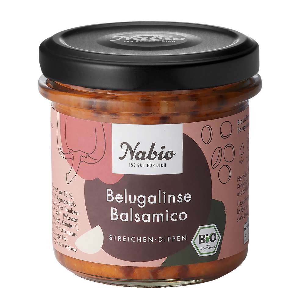 Nabio Spread, beluga lentil balsamic