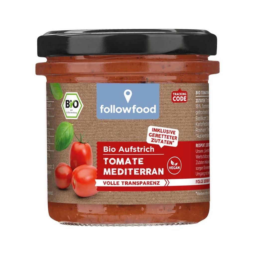 Followfood Mediterranean Tomato Spread 135g