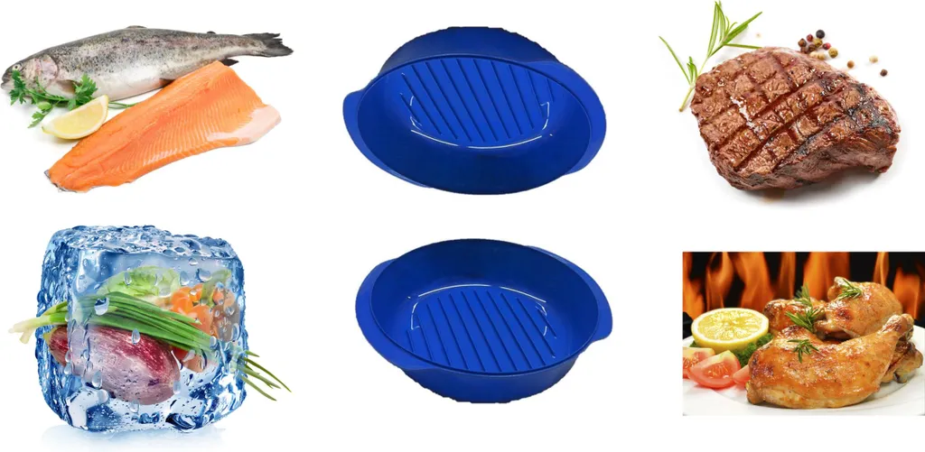 Conny Clever® Defrost trays, set of 2. Defrost trays for fast defrosting. Defrost trays with air circulation.