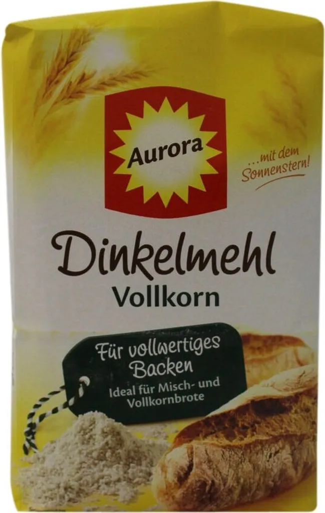 Aurora Mühlen GmbH Aurora wholemeal spelt flour for wholemeal bread 1000g