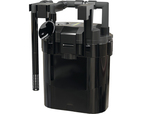 External filter, backpack filter DENNERLE Scapers Flow - Hangon filter for aquariums from approx. 30 - 120 l, max. 450 l/h, 5.6 W black