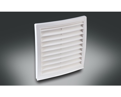 External grille Rotheigner white for round connection NW 100 mm