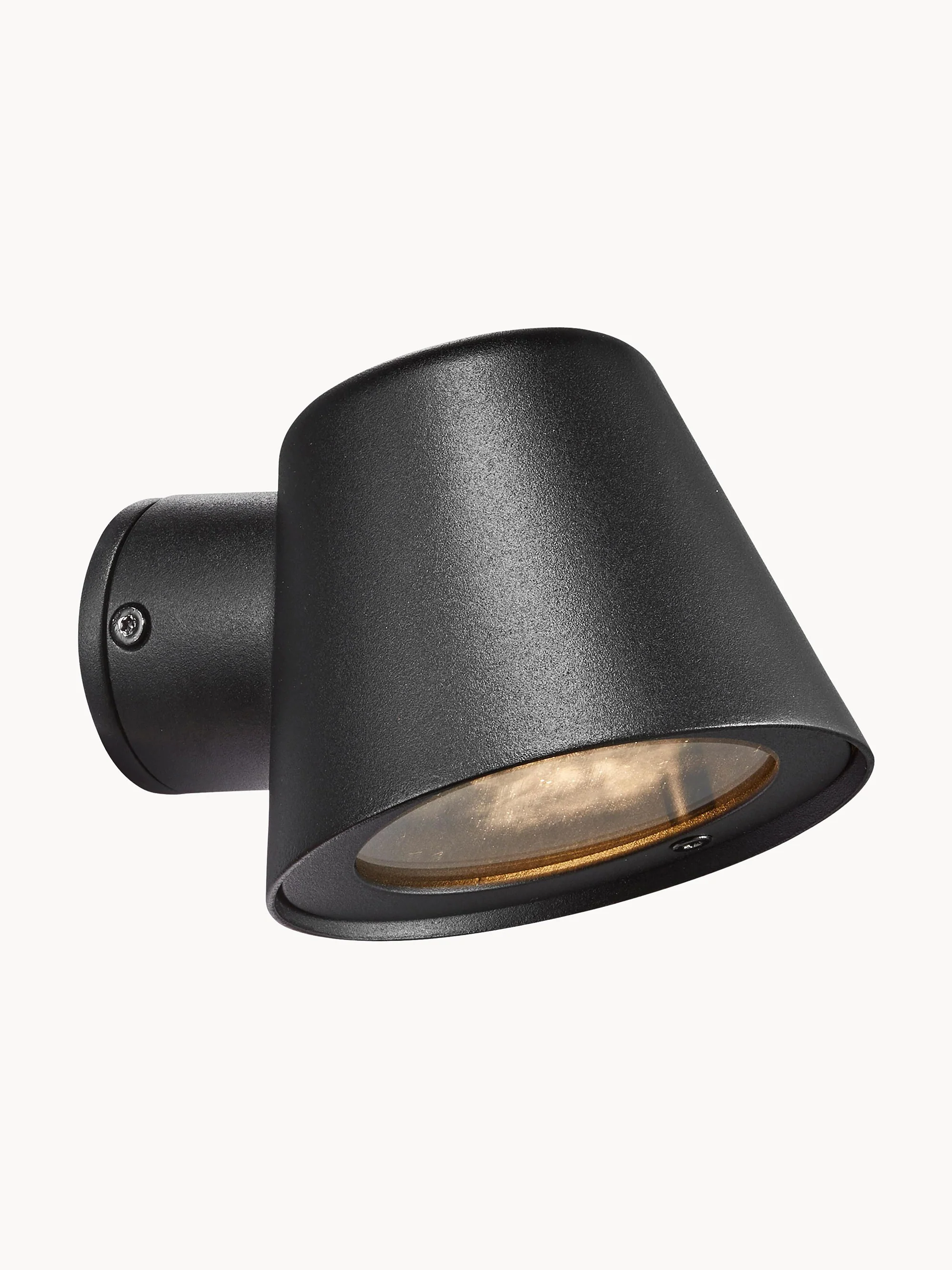 Westwing Collection Aleria outdoor wall light, Black