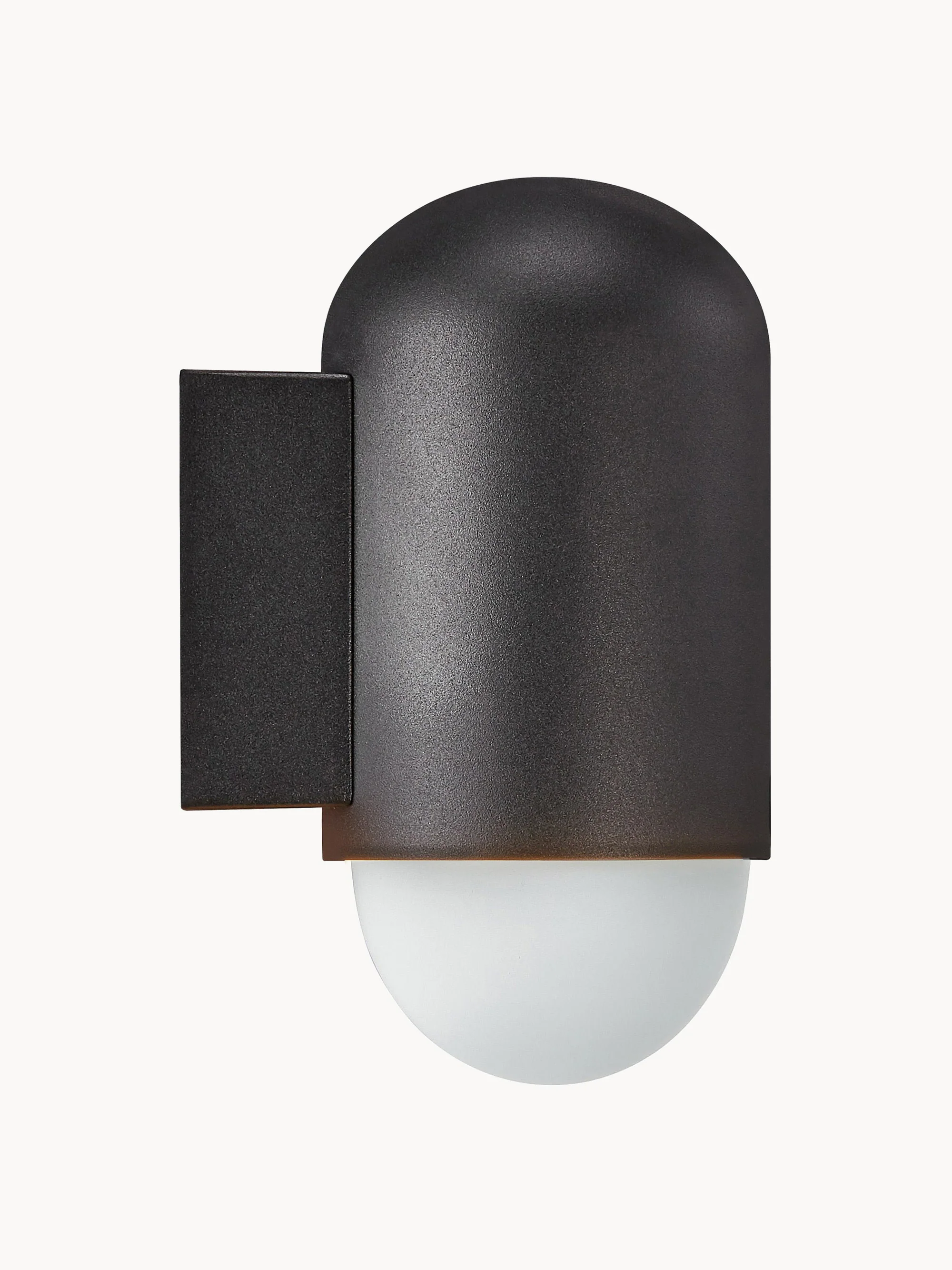 Westwing Collection Heka outdoor wall light, Black
