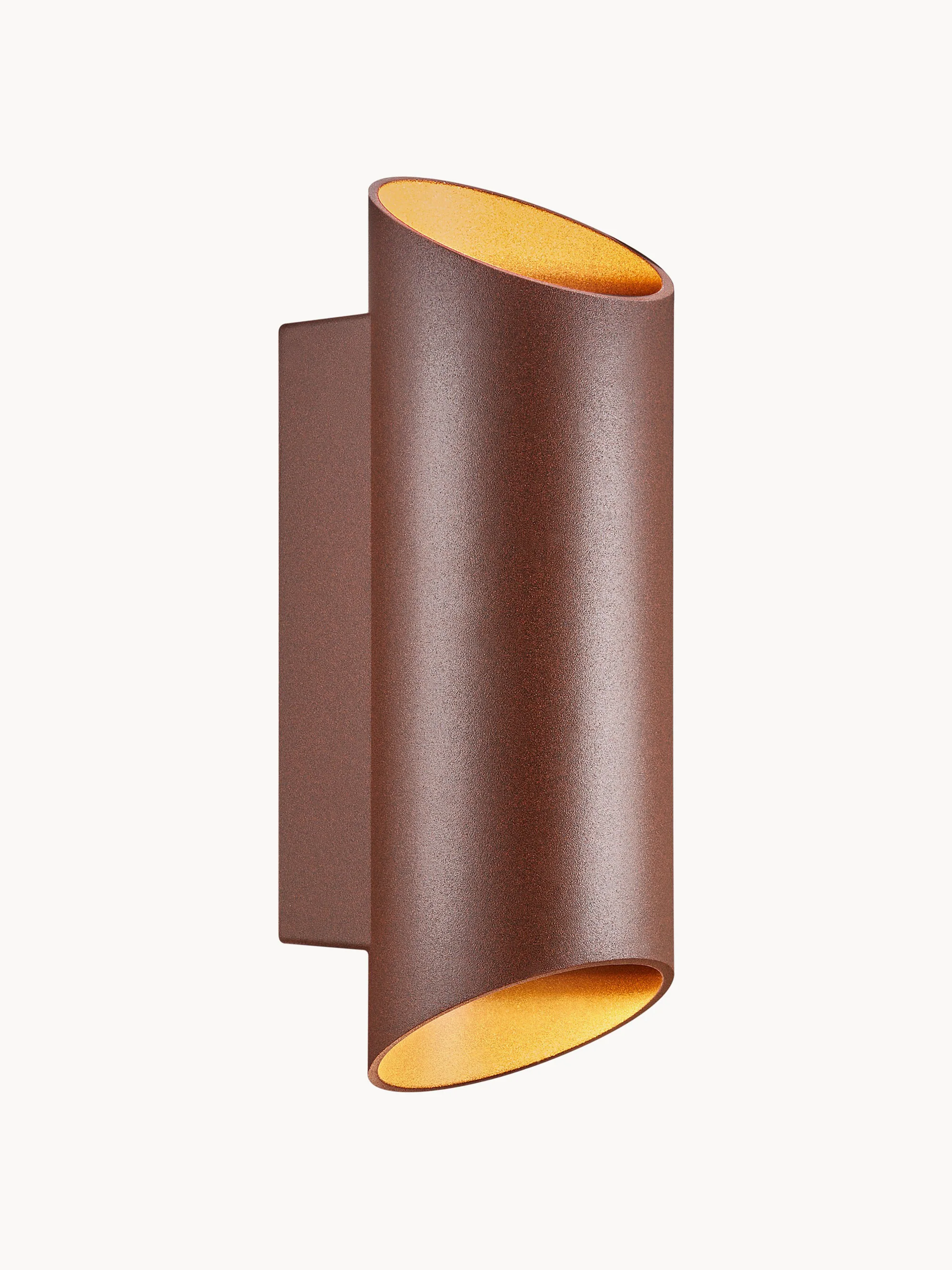 Westwing Collection Nico outdoor wall light, Brown