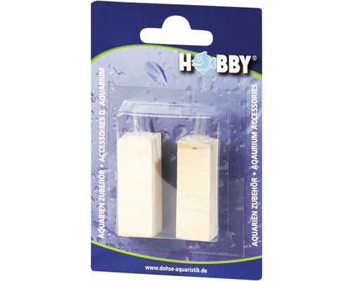 Air stones Hobby lime wood air stones 45x15x15 mm, 2 pieces