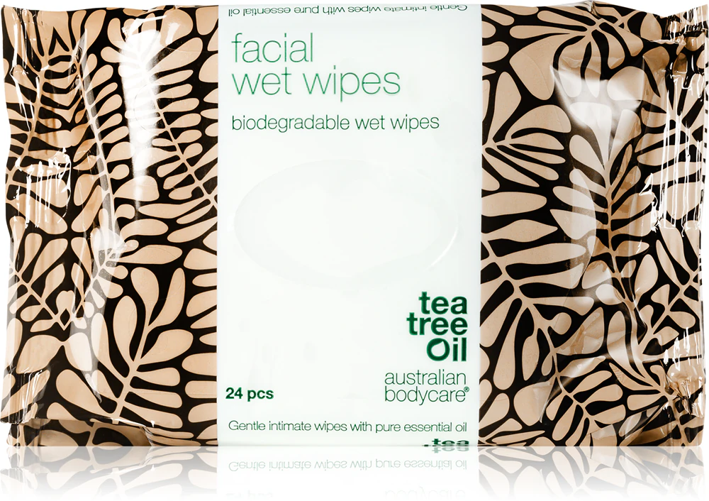 Australian Bodycare Tea Tree Oil cleansing and make-up removal pads for the face