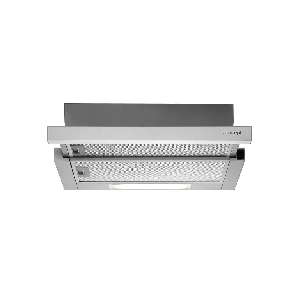 Extendable extractor hood 60cm Concept extendable hood with LED lighting