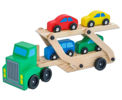 Melissa & Doug Wooden car transporter 588g