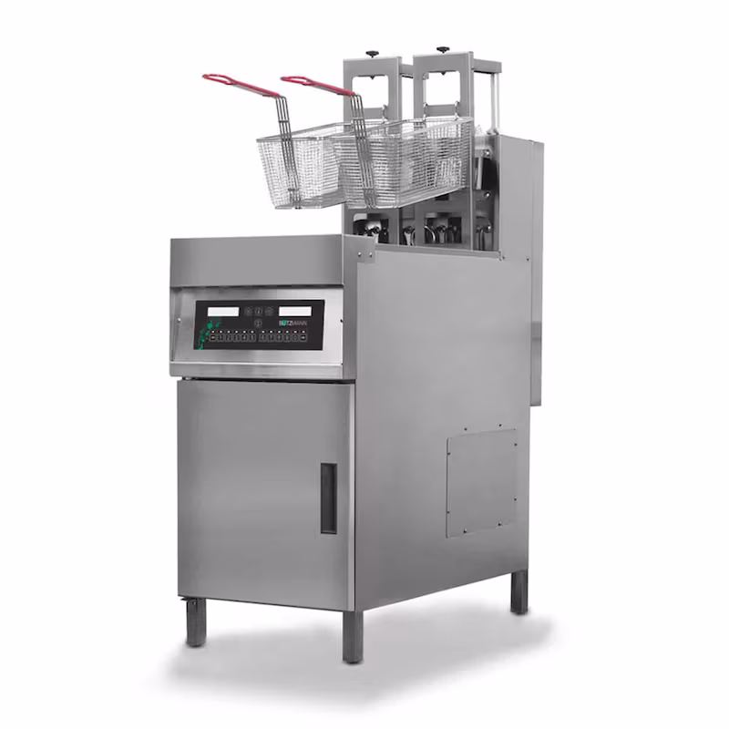 Bützmann 28L AUTO automatic fryer – 28 l capacity, 18 kW, independent drainage system, stainless steel