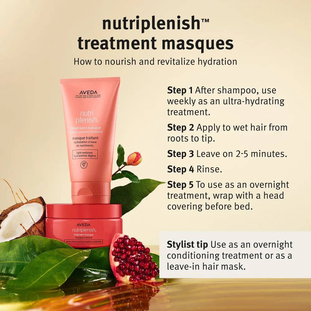 Aveda Nutriplenish™ Masque Deep Moisture deep moisturizing mask for dry hair ends