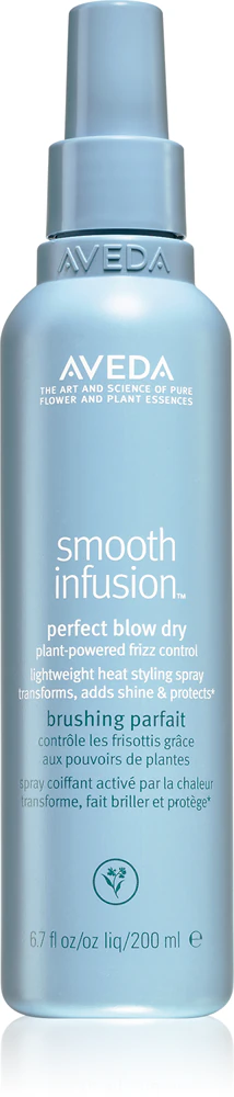 Aveda Smooth Infusion™ Perfect Blow Dry Spray for smoothing while blow-drying against damaged hair 200 ml