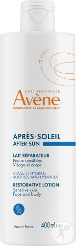 Avène Repairing After-Sun Milk Face and Body Sensitive Skin Pump Bottle 400ml