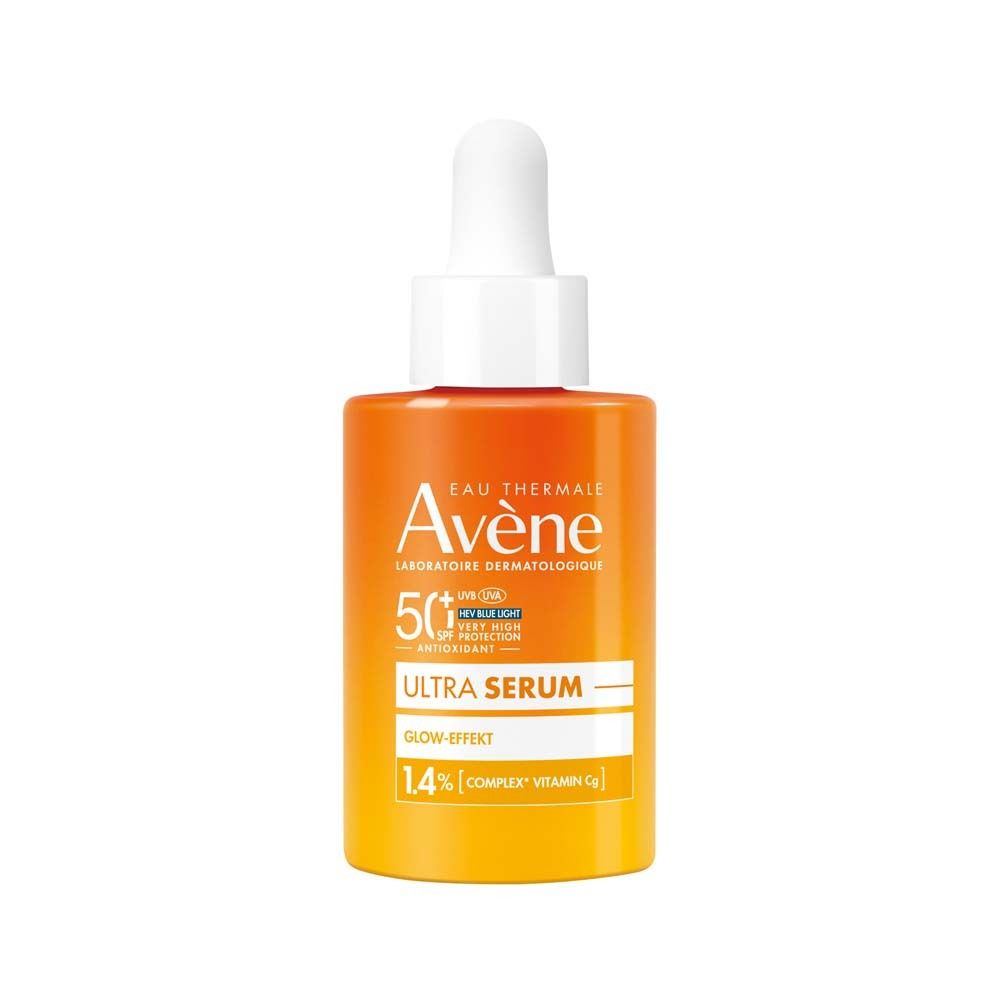 Avène Ultra Serum Glow Effect SPF 50+ - Facial serum against pigmentation spots with sun protection & HEV blue light filter 30 ml