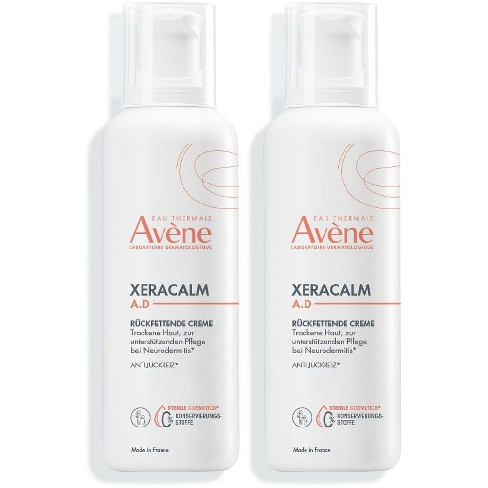 Avène XeraCalm A.D Cream - against itching and for the care of atopic dermatitis 2x400 ml