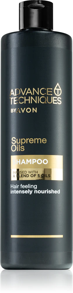 Avon Advance Techniques Supreme Oils intensive, nourishing shampoo with luxurious oil for all hair types