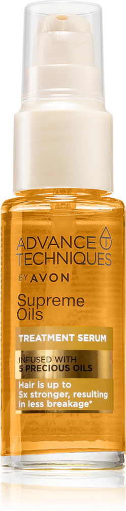 Avon Advance Techniques Supreme Oils nourishing serum for easy hair combing