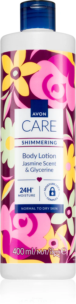 Avon Care Jasmine Scent & Glycerine shimmering milk for normal and dry skin