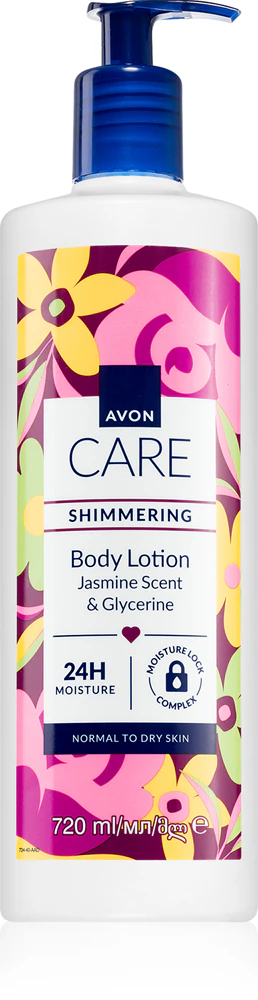 Avon Care Jasmine Scent & Glycerine shimmering milk for normal and dry skin