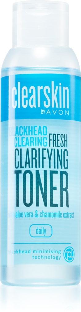 Avon Clearskin Blackhead Clearing cleansing facial toner against blackheads