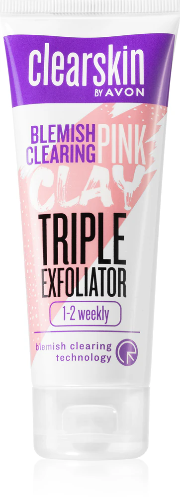 Avon Clearskin Blemish Clearing cleansing skin peeling against acne