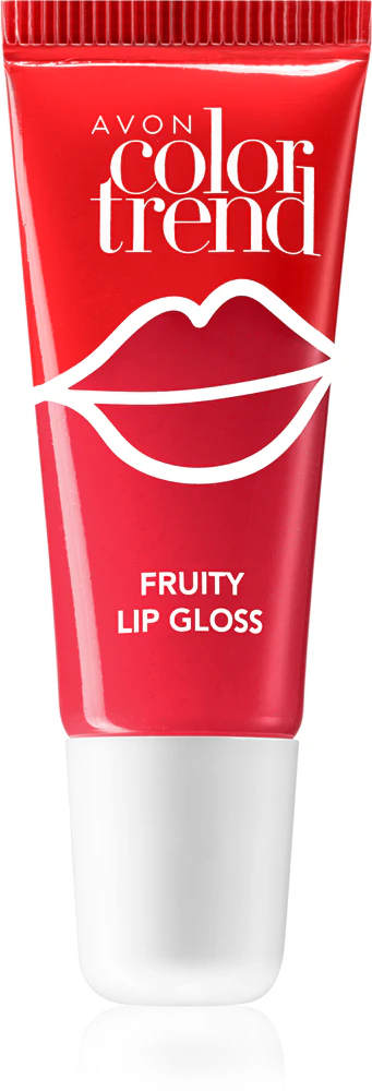 Avon ColorTrend Fruity Lips flavored lip gloss Farbton Strawberry 10 ml
