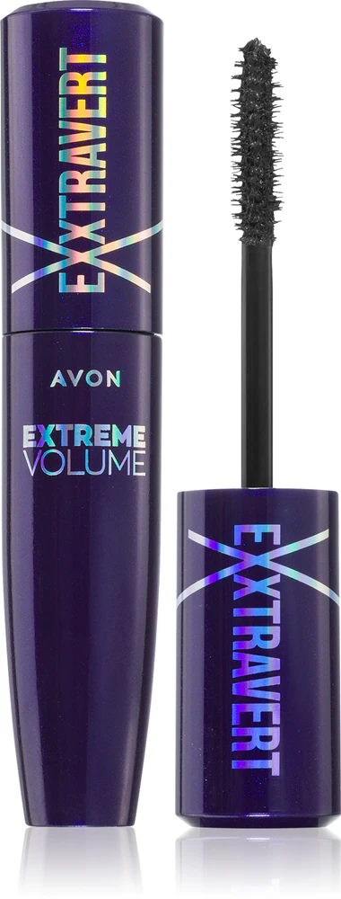 Avon Exxtravert Extreme Volume Mascara for XXL volume Farbton Blackest Black 9,5 ml