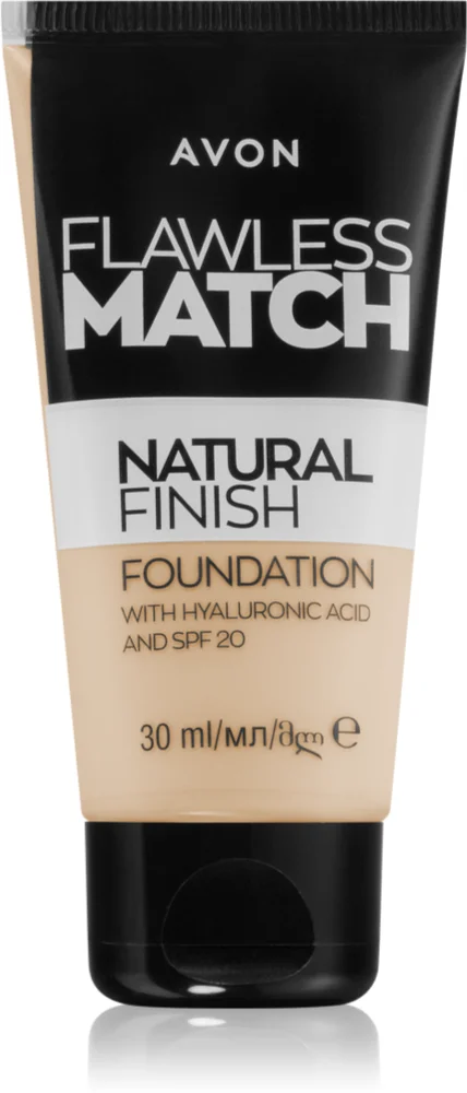 Avon Flawless Match Natural Finish Hydrating Make Up SPF 20 Farbton 125G Warm Ivory 30 ml