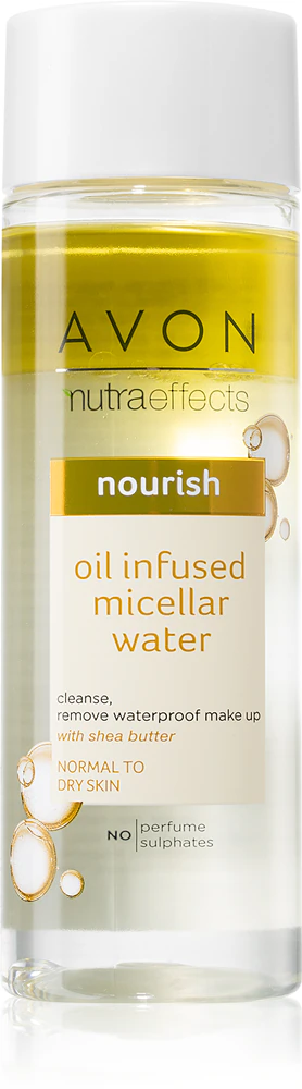 Avon Nutra Effects Nourish two-phase micellar water for normal and dry skin