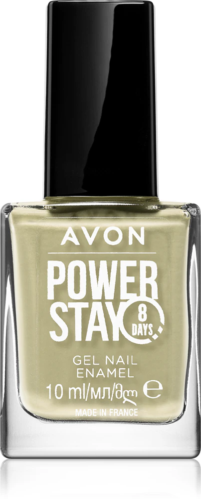 Avon Power Stay long-lasting nail polish Farbton Crystals & Sage 10 ml