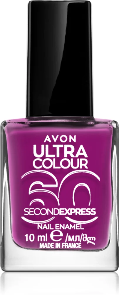Avon Ultra Color 60 Second Express quick-drying nail polish purple, wine red