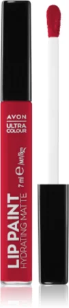 Avon Ultra Color Paint satin lipstick with a matte effect Farbton Glam Red 7 ml