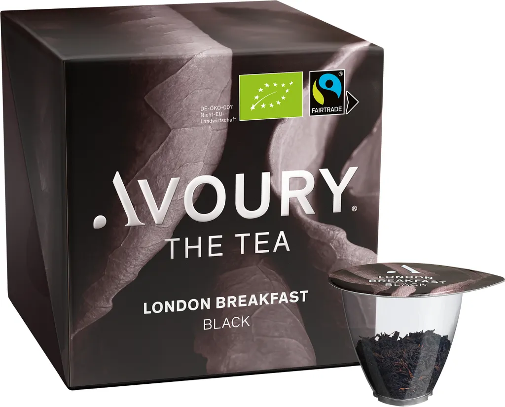 Avoury Black Tea | LONDON BREAKFAST | 8 Tea Capsules: Black Tea