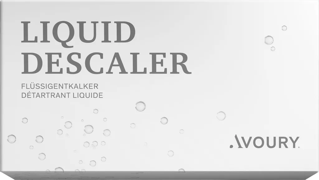 Avoury Liquid Descaler Set – 2 x 250ml – For Avoury One Tea Machine – Effective Descaling & Maintenance