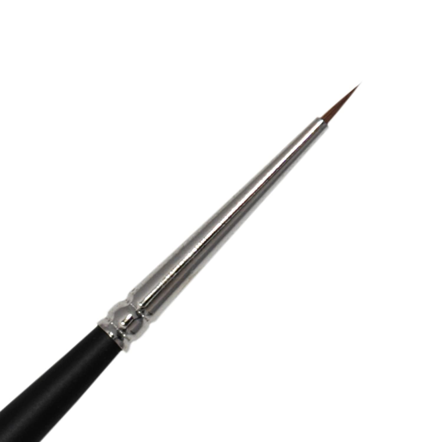 Grimas Professional Make-Up Brush Red Sable MR0 Round 0.7 mm Wide High-Quality Brush Very Elastic Suitable for All Types of Makeup Ideal for Children\'s Makeup, ‎round