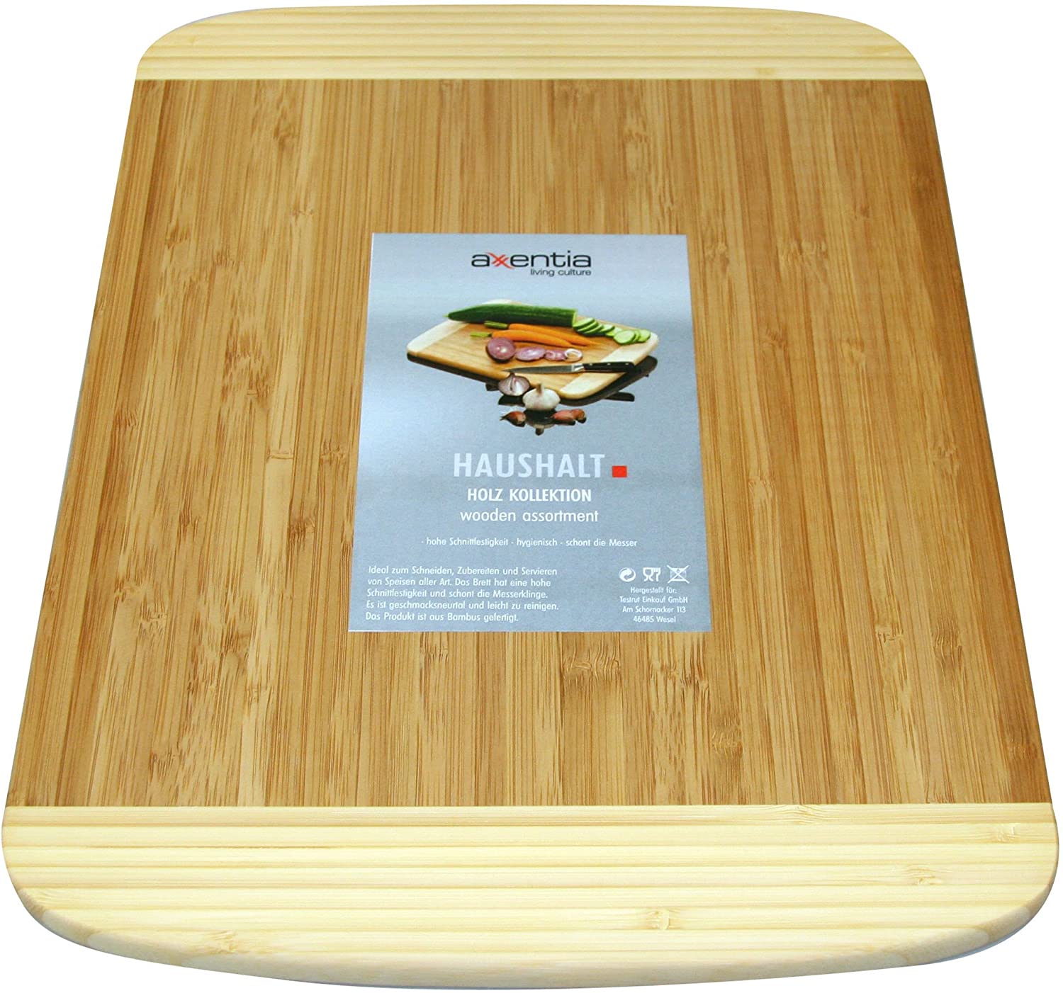 Ingenio von Tefal Axentia 260464 Chopping Board Bamboo 40 x 30 x 1.6 cm