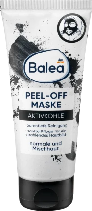 Balea Face mask peel-off with activated carbon, 100 ml