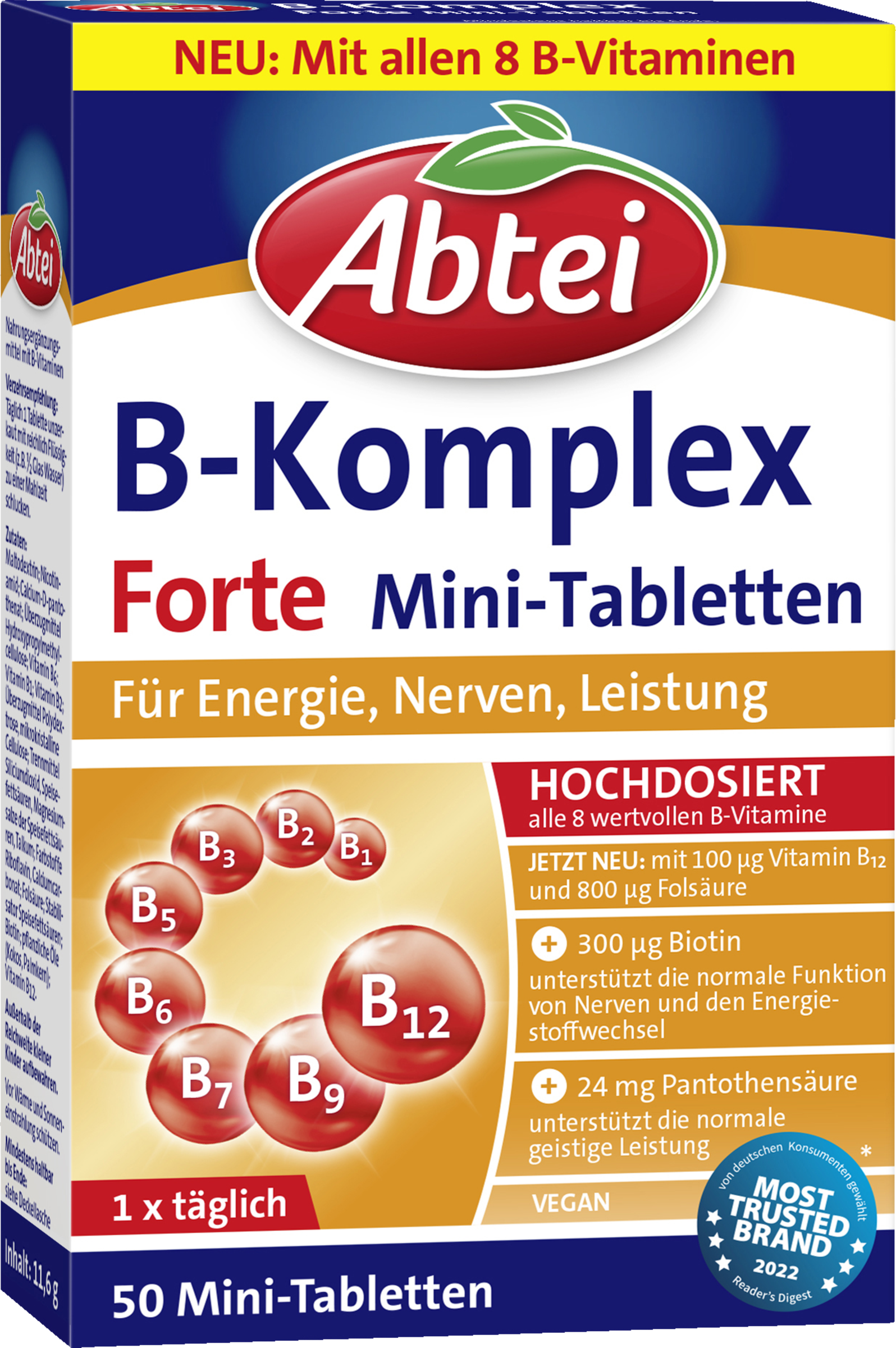 Abtei B-Complex Forte mini tablets