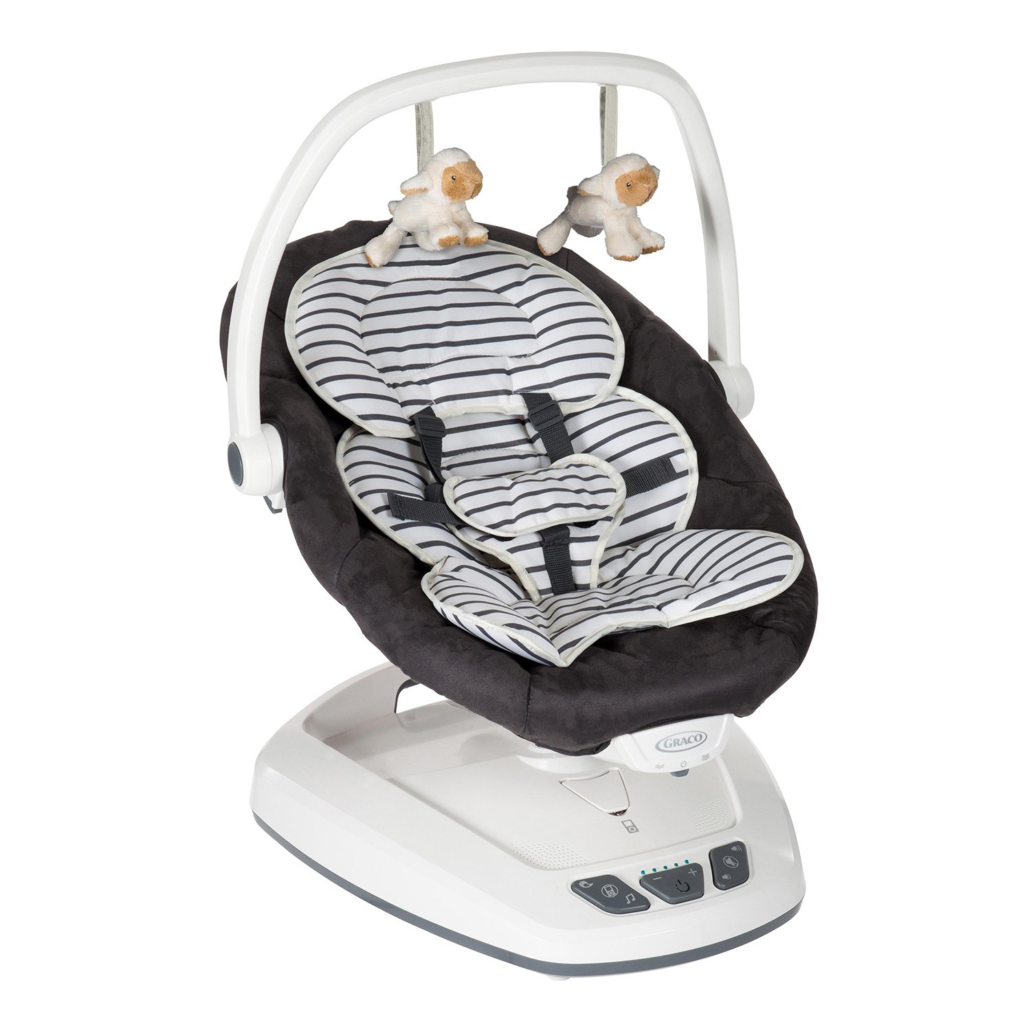 Graco Move With Me Breton Stripe Baby Cradle