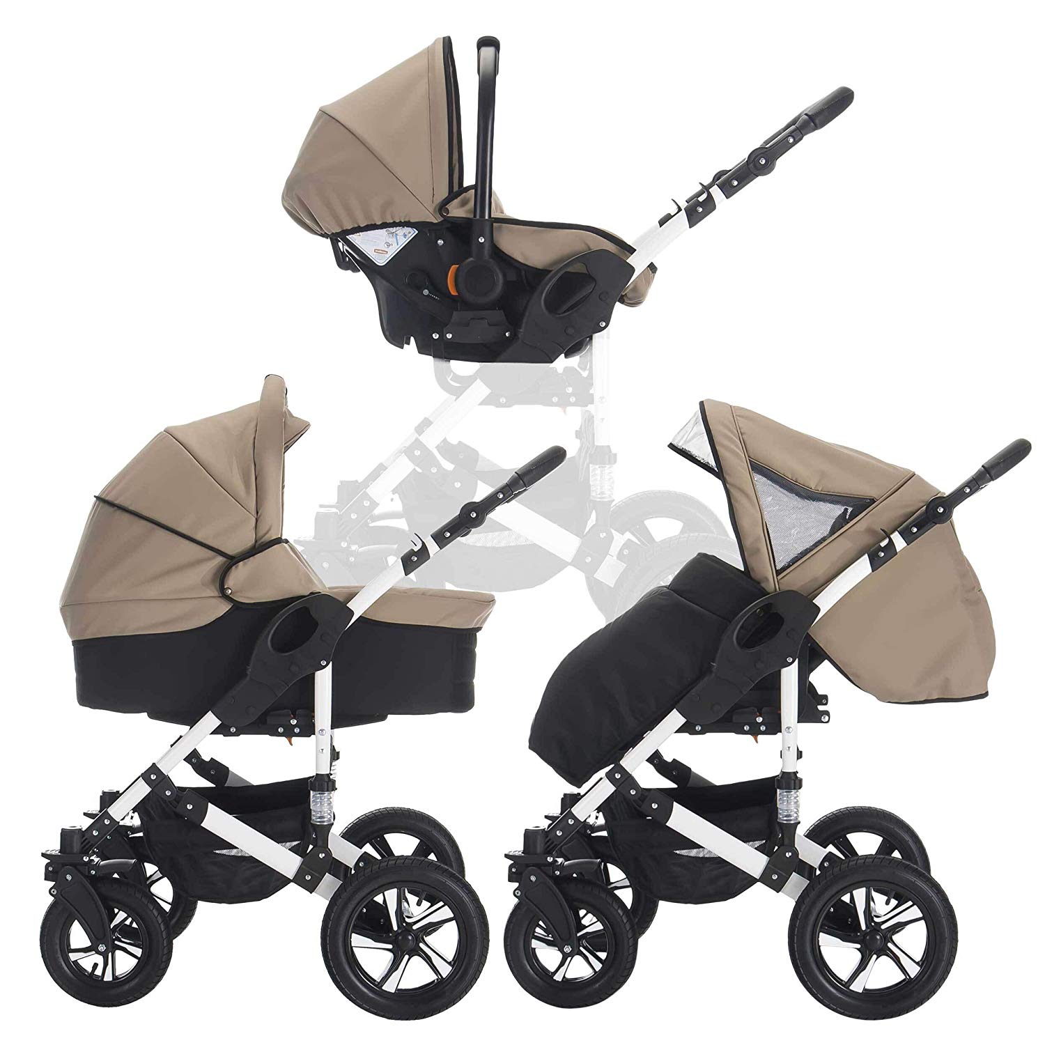 Bebebi Florida 3 In 1 Combi Pushchair