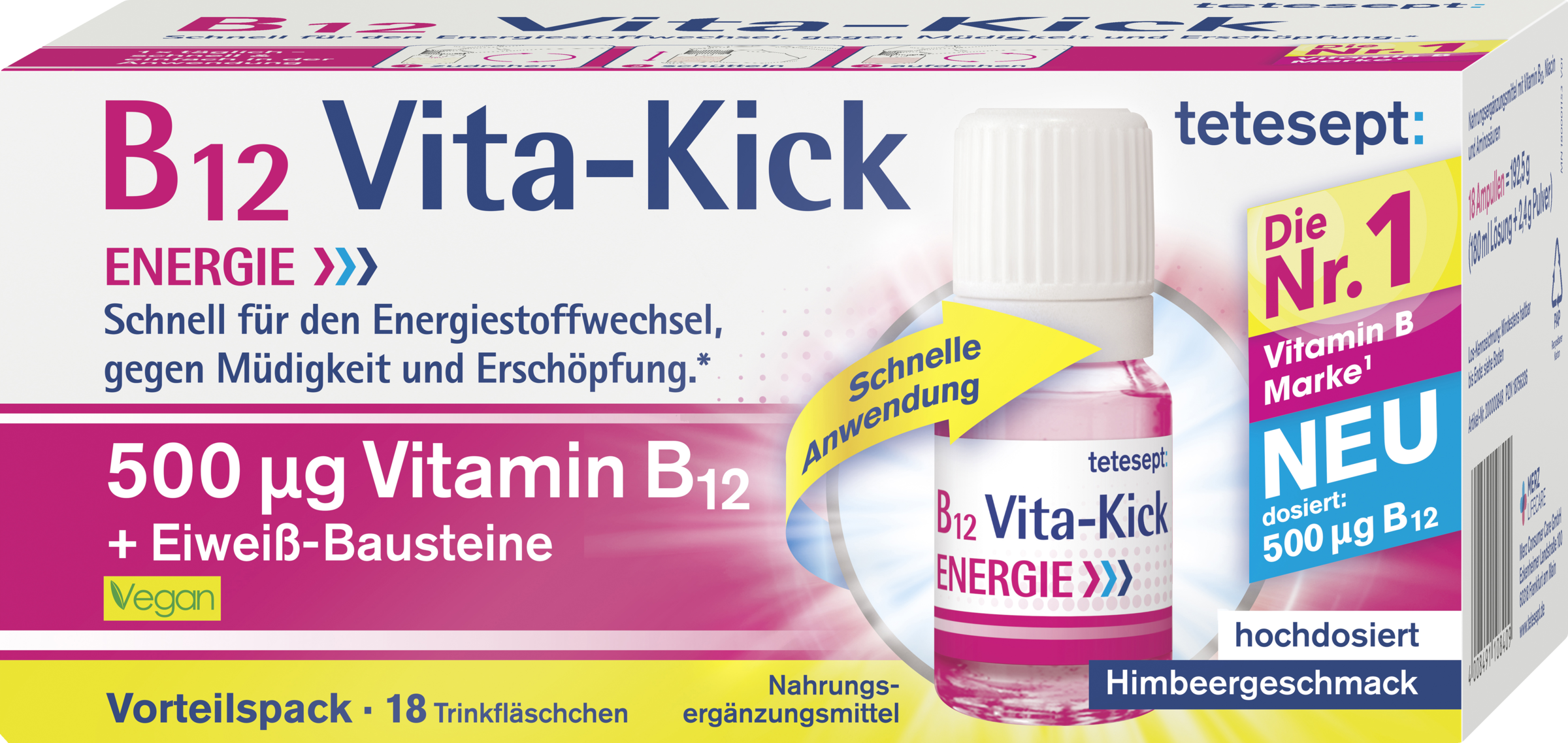 tetesept B12 Vita-Kick drinking bottle