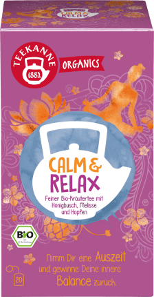 Teekanne Herbal tea Calm & Relax with honeybush, lemon balm, hops (20 bags), 36 g